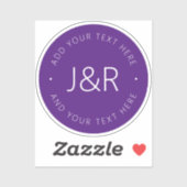 Stijlvolle  tekst sticker (Vel)