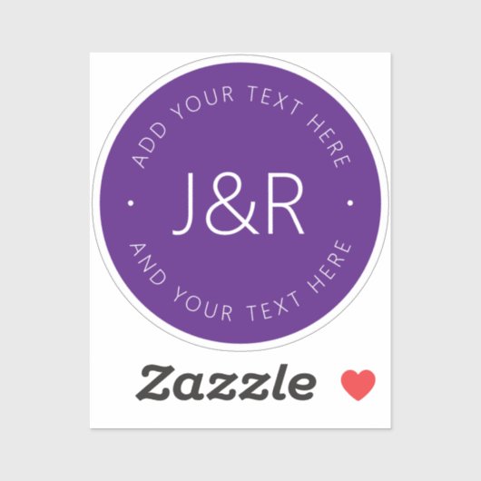 Stijlvolle tekst sticker (Vel)