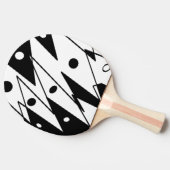 Stijlvolle tennisracket met een scherp design tafeltennisbatje (Zijkant)