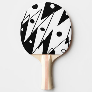 Stijlvolle tennisracket met een scherp design tafeltennisbatje