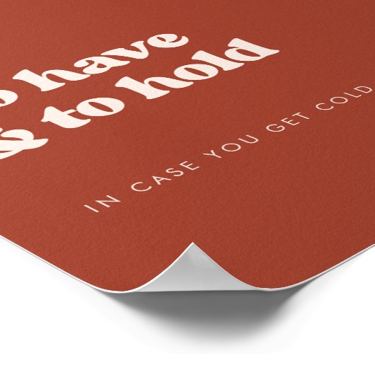 Stijlvolle terracotta om deken te hebben en te hou poster (Hoek)