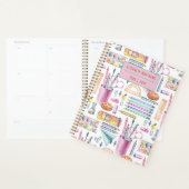 Stijlvolle terug naar school benodigdheden Patroon Planner (Display)