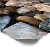 Stijlvolle textureabstract, home decor, backg poster (Hoek)