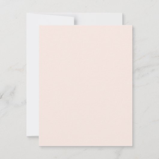 Stijlvolle theebeker met roze rozen vlakke Dank u Bedankkaart (Achterkant)