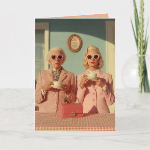 Stijlvolle Theetijd Duo Kaart