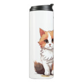 Stijlvolle thermische droogtrommel thermosbeker (Gedraaid links)