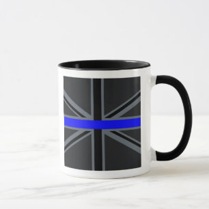 Stijlvolle Thin Blue Line Union-aansluiting Mok