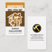 Stijlvolle Timer Home Repair Tools Visitekaartje (Voorkant / Achterkant)