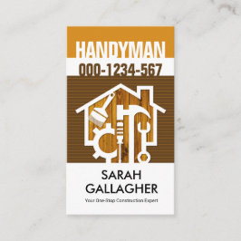 Stijlvolle Timer Home Repair Tools Visitekaartje