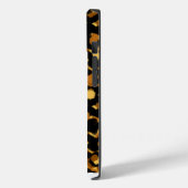 Stijlvolle Tortoiseshell Patroon Aangepaste naam Case-Mate iPhone Case (Achterkant / Links)