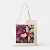 Stijlvolle Tote Tas, Bloemrijke Kunst & Functionee Bag (Achterkant)