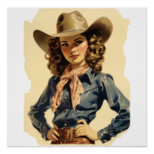 Stijlvolle Trails: Wild West fluistert Perfect Poster