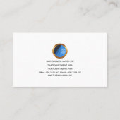 Stijlvolle transportmodus Placard Logistics Visitekaartje (Achterkant)