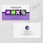 Stijlvolle transportmodus Placard Logistics Visitekaartje (Voorkant / Achterkant)