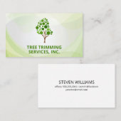 Stijlvolle Tree Logo | landschapsarchitectuur Visitekaartje (Voorkant / Achterkant)