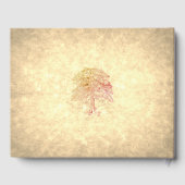 Stijlvolle  Tree stijl gepersonaliseerde Pensioen Gastenboek (Achterkant)