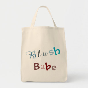 Stijlvolle, trendy dagelijkse Blush Babe Canvas ta Tote Bag