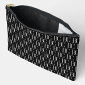 Stijlvolle trendy designer look monogram etui (Open)