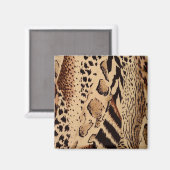Stijlvolle Trendy dierenprint Magneet (Voorkant / Achterkant)