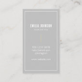 Stijlvolle trendy foto zwart-wit fotograaf visitekaartje (Achterkant)