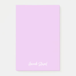 Stijlvolle trendy lavendel Paarse minimalistische  Post-it® Notes