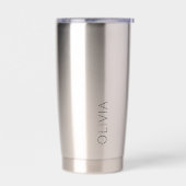 Stijlvolle trendy moderne minimalistische thermale geïsoleerde drinkbeker (Links)