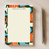 Stijlvolle trendy patroon Abstracte monogram naam Post-it® Notes