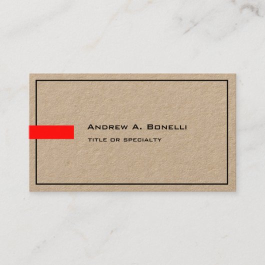 Stijlvolle trendy professionele moderne premium kr visitekaartje (Voorkant)