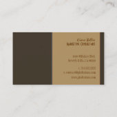 Stijlvolle trendy retro kleuren visitekaartjes (Achterkant)