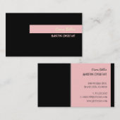 Stijlvolle trendy retro kleuren visitekaartjes (Voorkant / Achterkant)