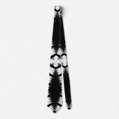 Stijlvolle Tribal zwart-wit Stropdas voor mannen (Voorkant)