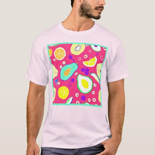 Stijlvolle tropische spiegels kunst, Nu kopen T-shirt (Voorkant)