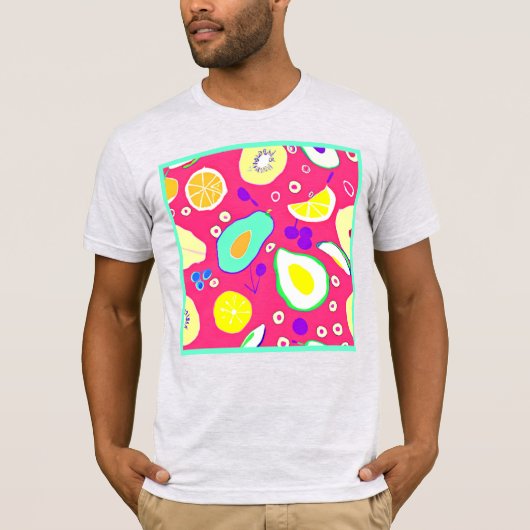 Stijlvolle tropische spiegels kunst, Nu kopen T-shirt (Voorkant)