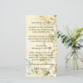 Stijlvolle trouwdag in pastel save the date (Staand voorkant)