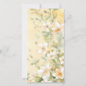Stijlvolle trouwdag in pastel save the date (Achterkant)
