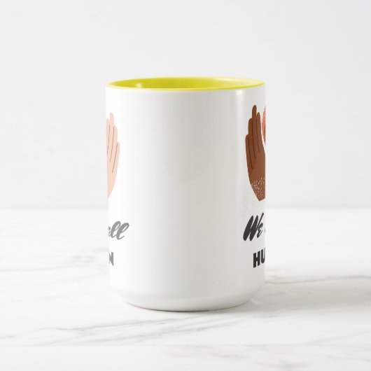 Stijlvolle tweetonige Mok - 15 oz van gedurfde ele (Midden)