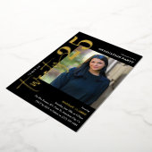 Stijlvolle Twenty25 foto afstudeerfeest Folie Uitnodiging (Gedraaid)