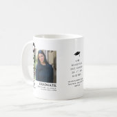 Stijlvolle Twenty25 Foto Afstuderen Keepsake Gift Koffiemok (Voorkant links)