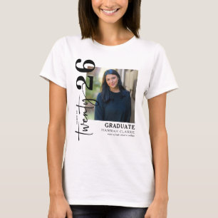 Stijlvolle Twenty25 Foto Afstuderen Keepsake Gift T-shirt