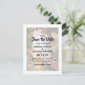 Stijlvolle Typografie Overlay Elegant 2 Fotobruilo Save The Date (Staand voorkant)