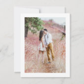 Stijlvolle Typografie Overlay Elegant 2 Fotobruilo Save The Date (Achterkant)