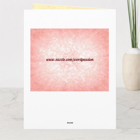 Stijlvolle typografie stijl Moederdag Bedankt Kaart (Achterkant)