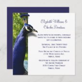 Stijlvolle uitnodiging voor aangepaste bruiloft in (Voorkant / Achterkant)