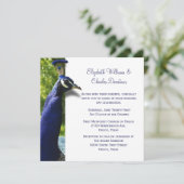 Stijlvolle uitnodiging voor aangepaste bruiloft in (Staand voorkant)
