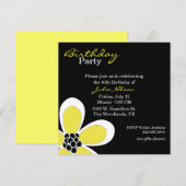 Stijlvolle uitnodiging voor de dag van de dag in d (Voorkant / Achterkant)