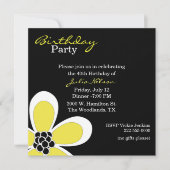 Stijlvolle uitnodiging voor de dag van de dag in d (Voorkant)