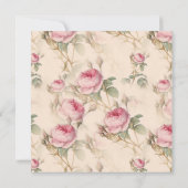 Stijlvolle  uitnodiging voor het huwelijk (Achterkant)