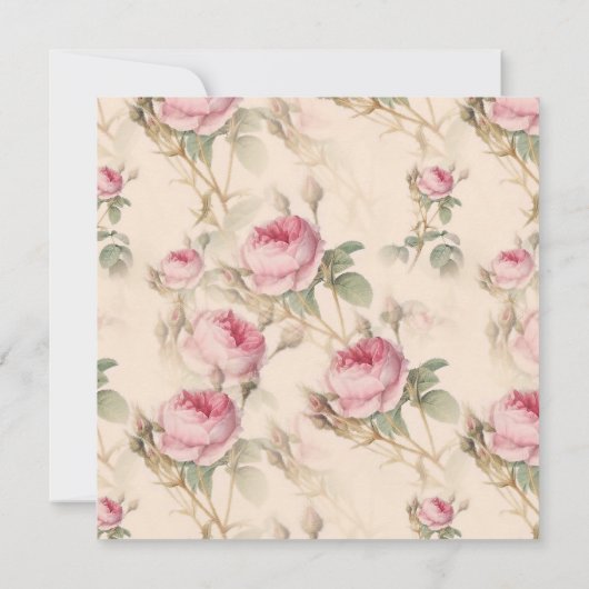 Stijlvolle  uitnodiging voor het huwelijk (Achterkant)