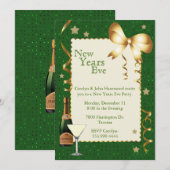 Stijlvolle uitnodiging voor nieuwe jaren (Voorkant / Achterkant)