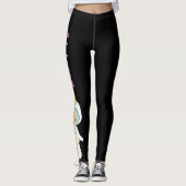 Stijlvolle Unicorn-Leggings Leggings (Voorkant)